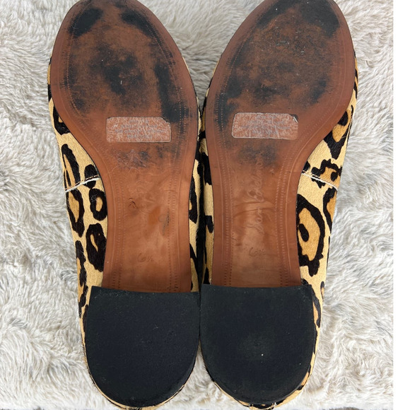 Sam Edelman Jordy Genuine Calfskin Animal Print Flats Size 6.5 - Picture 5 of 7